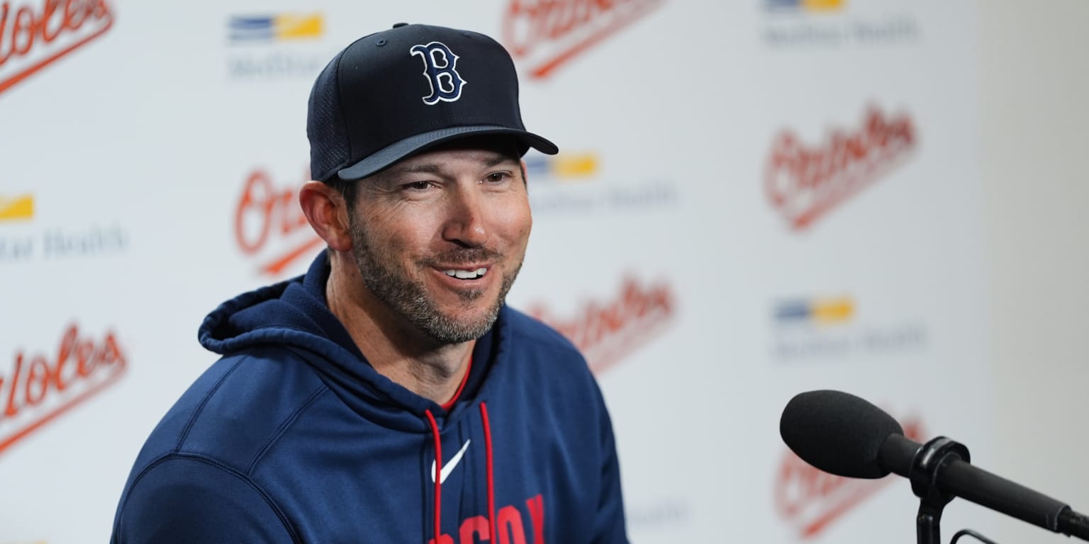 Chad Tracy introduced as Red Sox interim manager