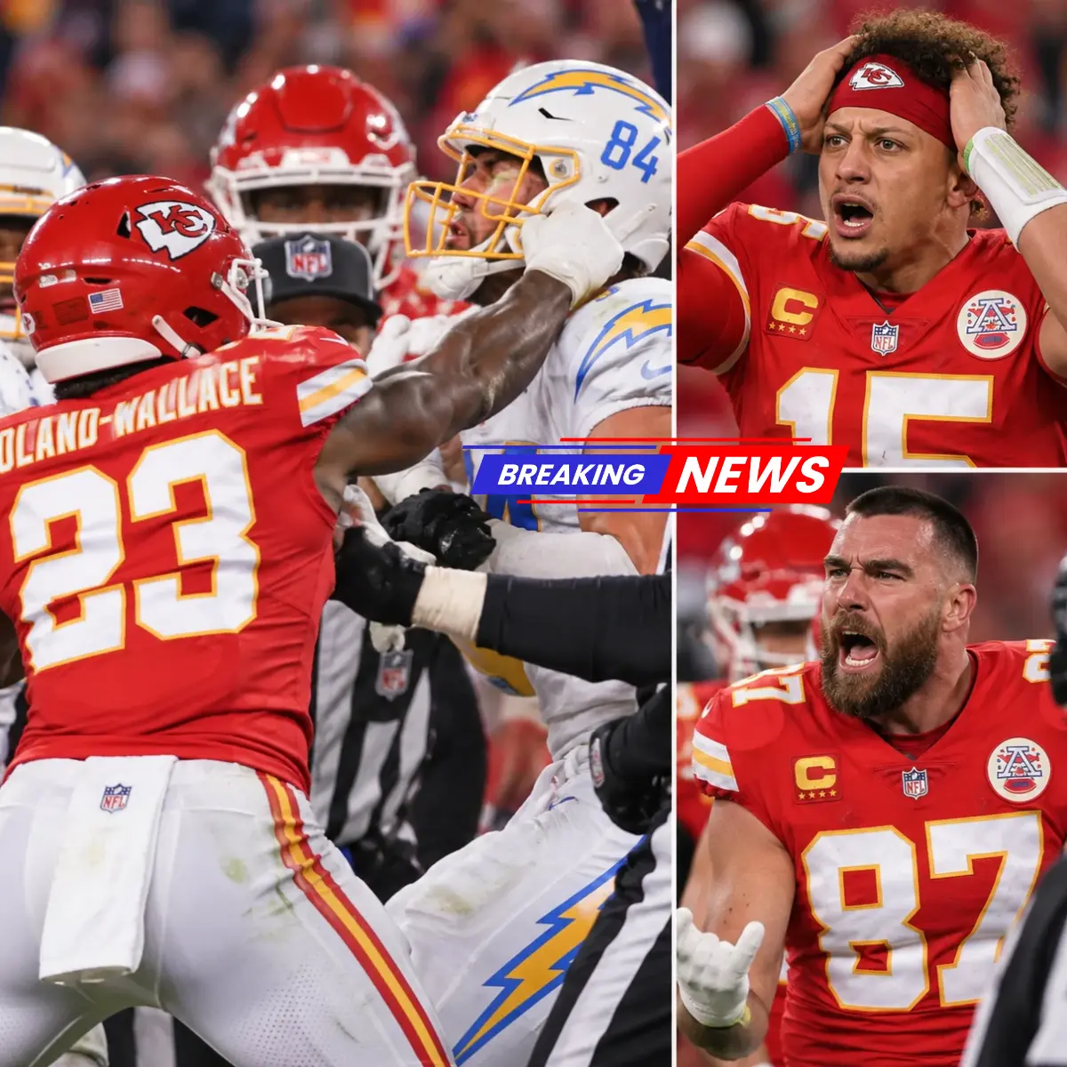 🚨🔥 CHAOS ERUPTS IN KANSAS CITY: CHIEFS DEFENDER EJECTED AFTER PUNCHING CHARGERS PLAYER - WHAT REAL
