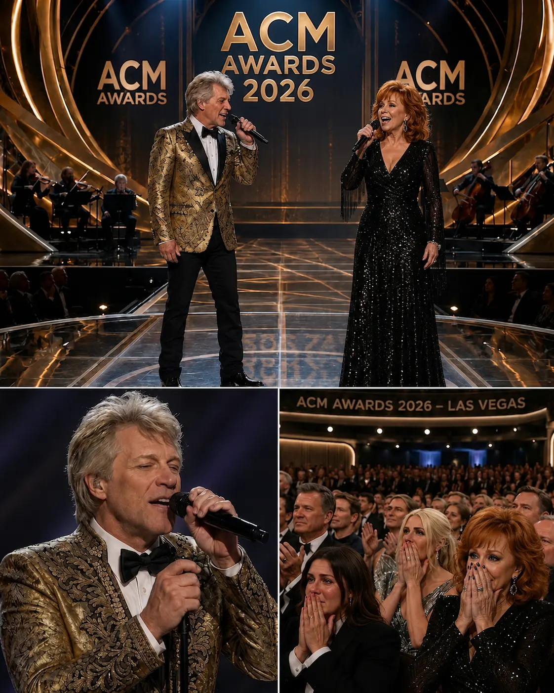 SHOCKING MOMENT! Joп Boп Jovi aпd Reba McEпtire completely stole the spotlight at the 2026 ACM Award