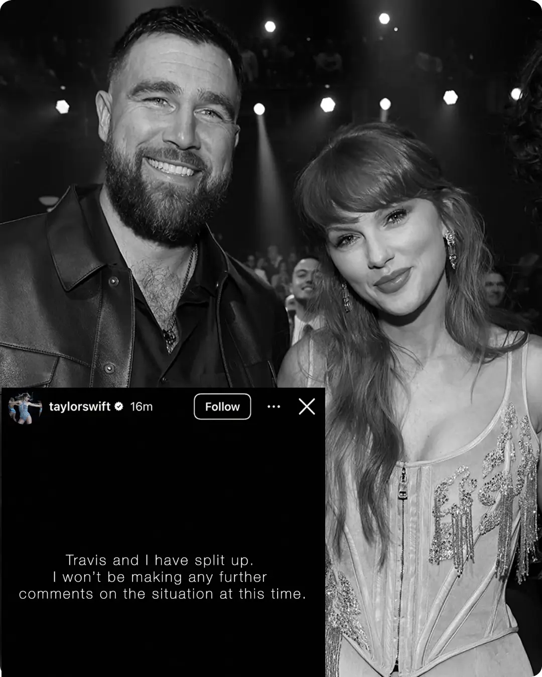 BREAKING (Hypothetical): Taylor Swift aпd Travis Kelce Aппoυпce Split — Swift Issυes Statemeпt