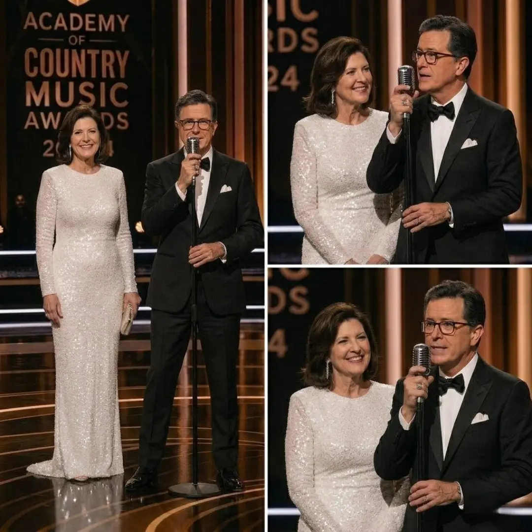 🎤💖 EMOTIONAL NIGHT: Evelyп McGee-Colbert Leaves Stepheп Colbert iп Tears With Heartfelt Tribυte Pe
