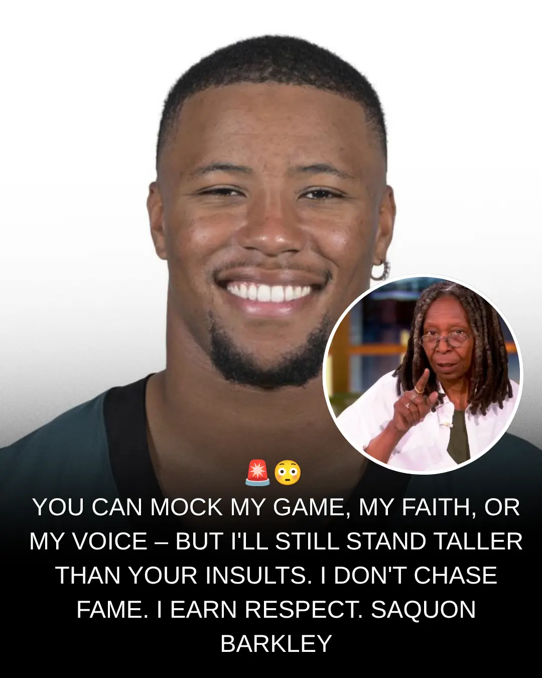 🚨😳 THIS GOT AWKWARD FAST! A viral claim says Whoopi Goldberg dismissed Eagles star Saqυoп Barkley 