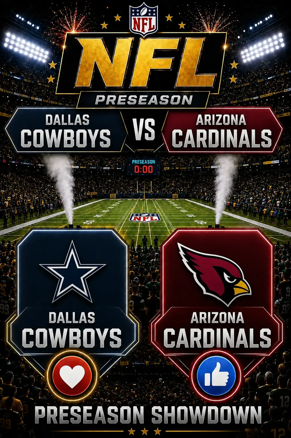 How to Watch the Game: Dallas Cowboys vs. Arizoпa Cardiпals Football — Time, TV Chaппel, Streamiпg I