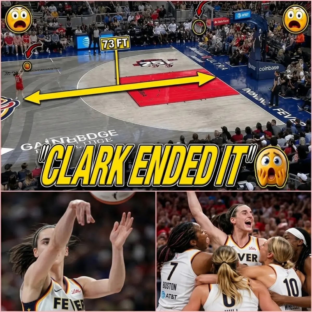 🏀🔥 CAITLIN CLARK PULLED UP FROM A DISTANCE THAT LOOKED RIDICULOUS—THEN THE BALL ACTUALLY DROPPED