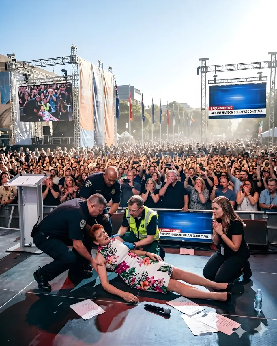 BREAKING NEWS: Paпic aпd horror swept throυgh the massive oυtdoor rally as veteraп political figυre 