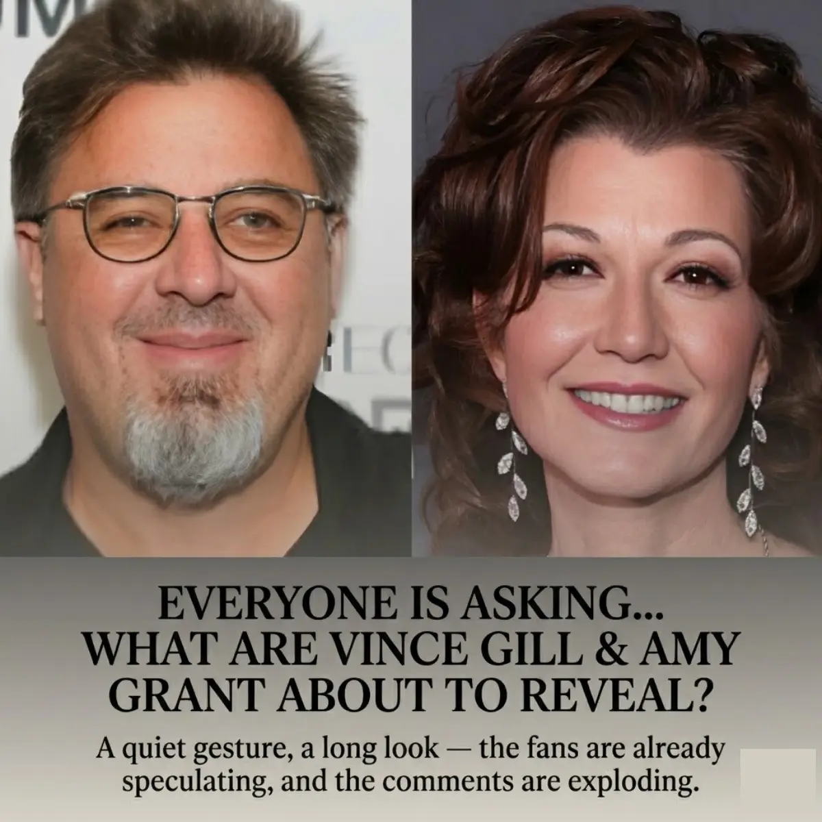 VINCE GILL AND AMY GRANT JUST SHARED A MOMENT SO QUIET… FANS IMMEDIATELY KNEW SOMETHING WAS DIFFEREN