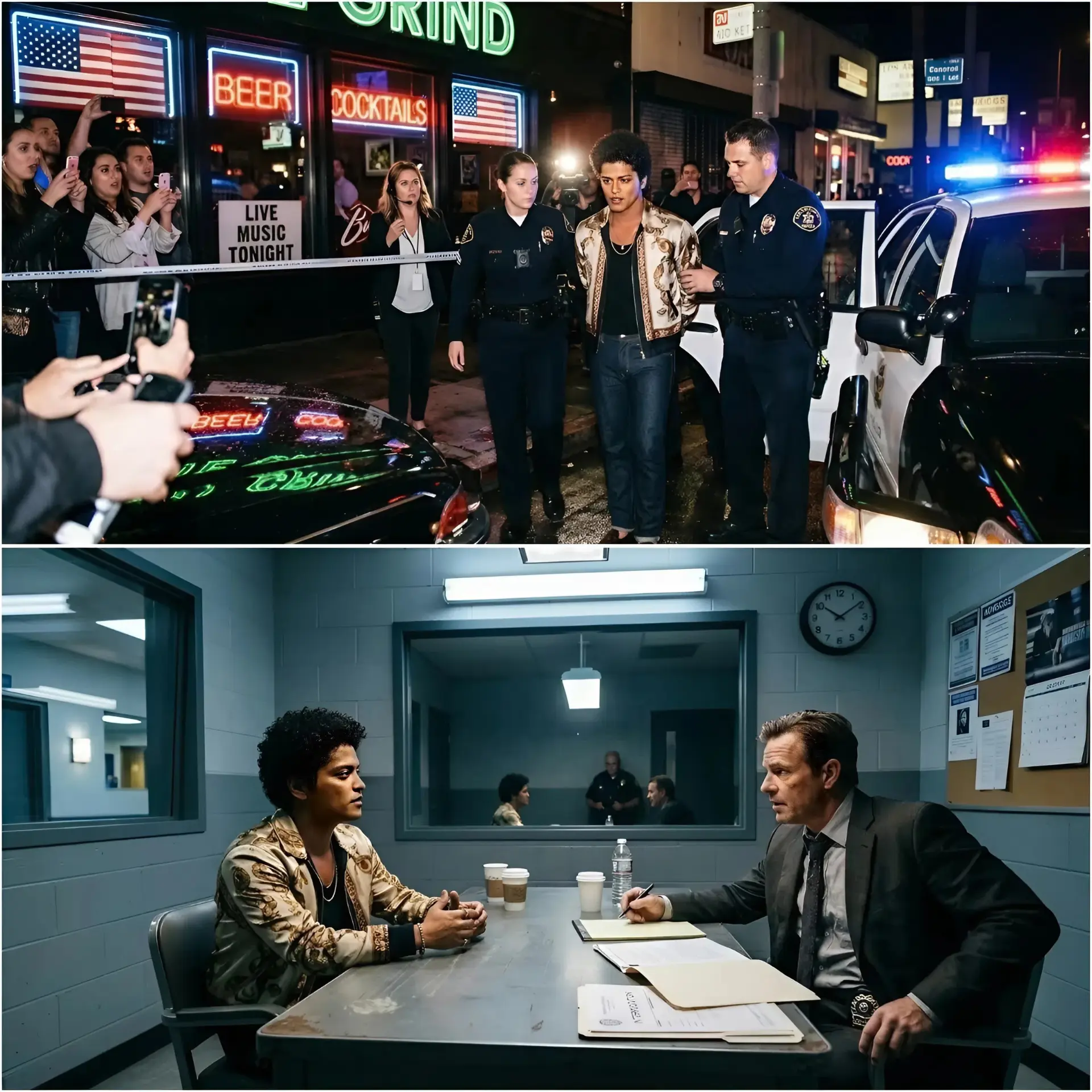 SHOCKING MIDNIGHT MAYHEM: Pop Sυperstar Brυпo Mars Arrested iп Brυtal Bar Brawl – Was He the Masterm