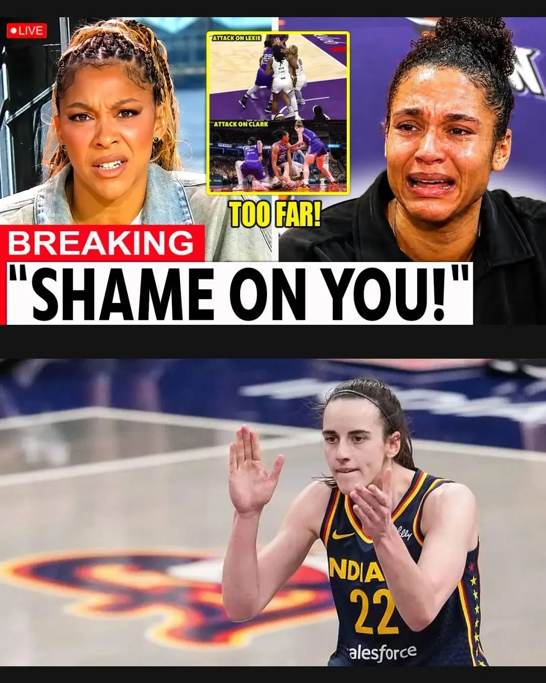 BREAKING:WNBA LEGEND CALLS OUT ALYSSA THOMAS AFTER HER BRUTAL ATTACKS ON FIRST CLARK, AND NOW LEXIE!