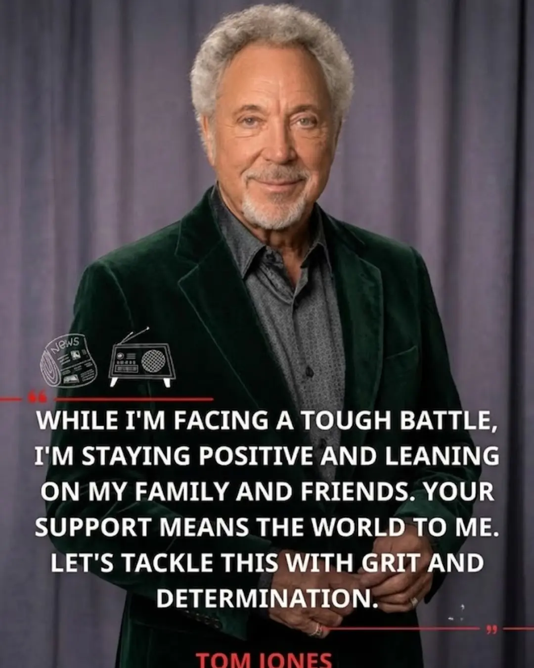TOM JONES IS FACING THE TOUGHEST BATTLE OF HIS LIFE — AND HIS FANS ARE RALLYING BEHIND HIM. 💔