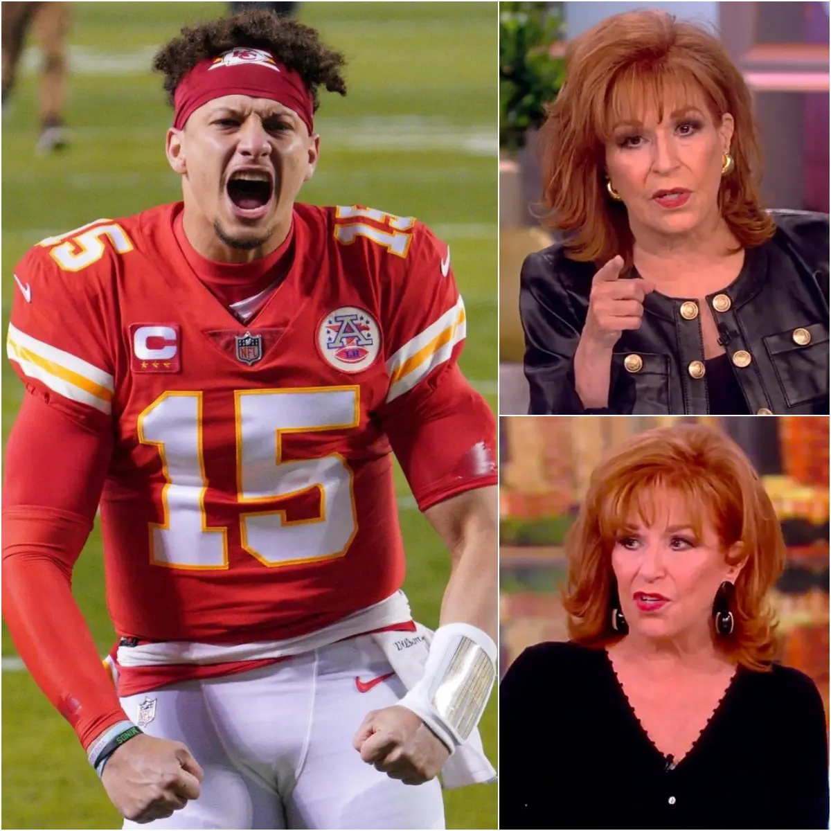 🚨🎬 NFL WORLD ERUPTS: JOY BEHAR GOES TOO FAR ON LIVE TV — BUT PATRICK MAHOMES’ ICE-COLD 4-WORD RESP