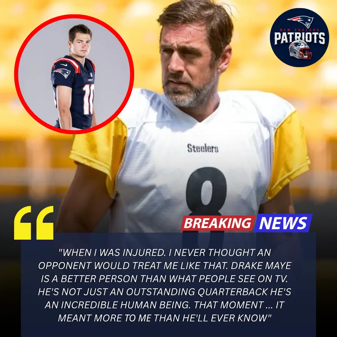 While the Patriots were celebrating their gritty 20–3 win over the Steelers, QB Aaron Rodgers remain