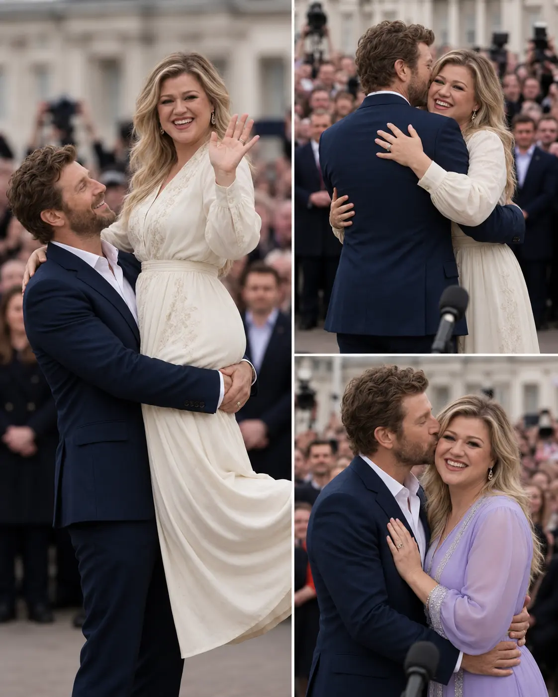 IT’S FINALLY OFFICIAL! Our hearts are bursting! Kelly Clarkson and Brett Eldredge just surprised the