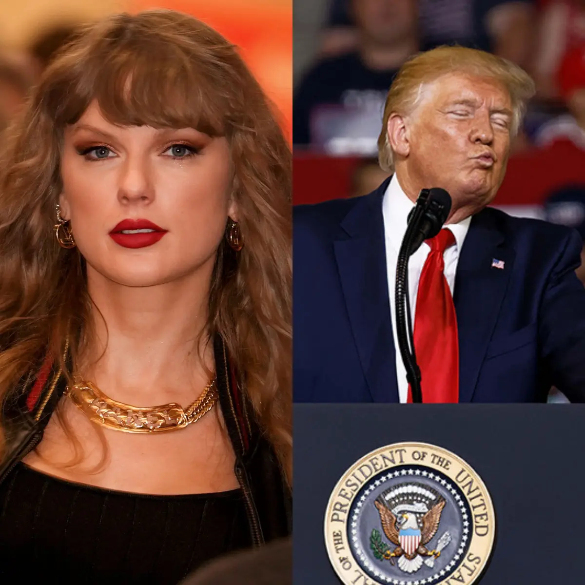 The moment Donald Trump pointed toward the screen at a packed rally and said, “Play ‘Shake It Off,’”