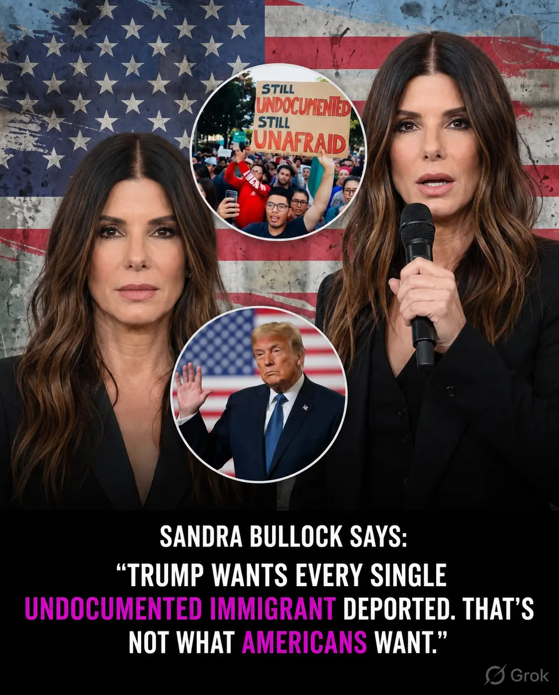 🔥 DEBATE ERUPTS: SANDRA BULLOCK’S REPORTED IMMIGRATION COMMENTS SPARK STRONG REACTIONS ACROSS AMERI
