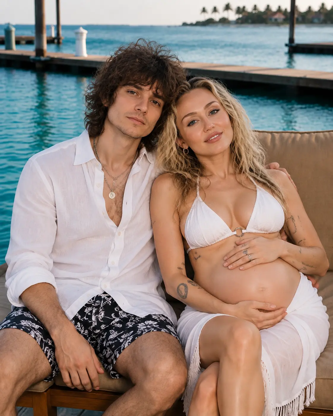 BREAKING: During a recent vacation, Miley Cyrus is making waves online with a series of photos featu