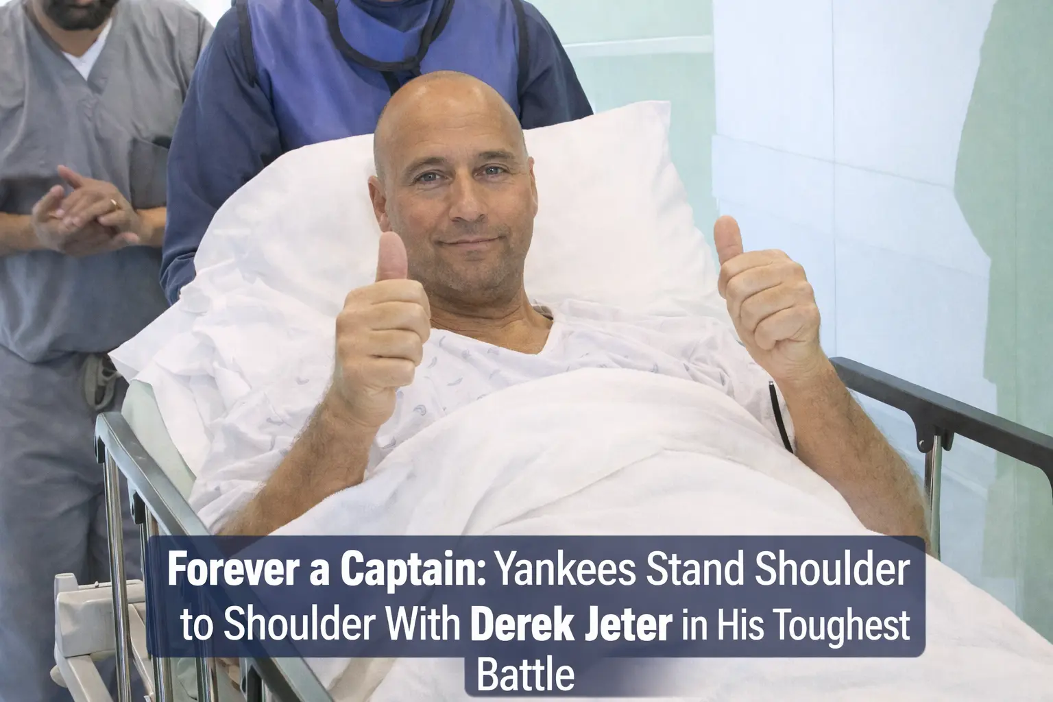 BREAKING: Once a Yankee, Always Family: The New York Yankees’ front office announced that the club will stand alongside Hall of Fame legend Derek Jeter in his battle against cancer and will cover all of his medical expenses.-hoang123