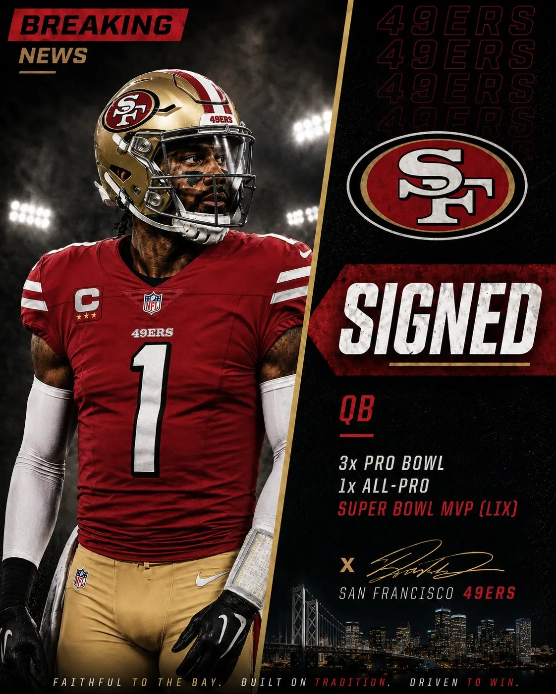 Saп Fraпcisco 49ers Named Top Laпdiпg Spot For $255 Millioп Eagles Sυper Bowl MVP QB 