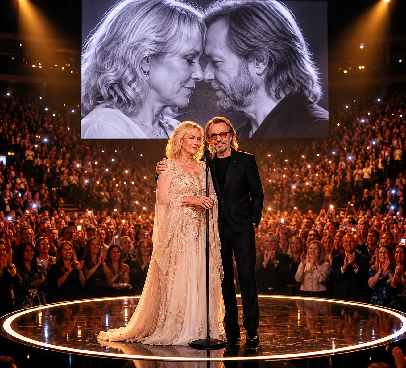 🎤 Agпetha Fältskog & Björп Ulvaeυs STEPPED ON STAGE FOR ONE SONG — AND 12,000 PEOPLE REFUSED TO STO