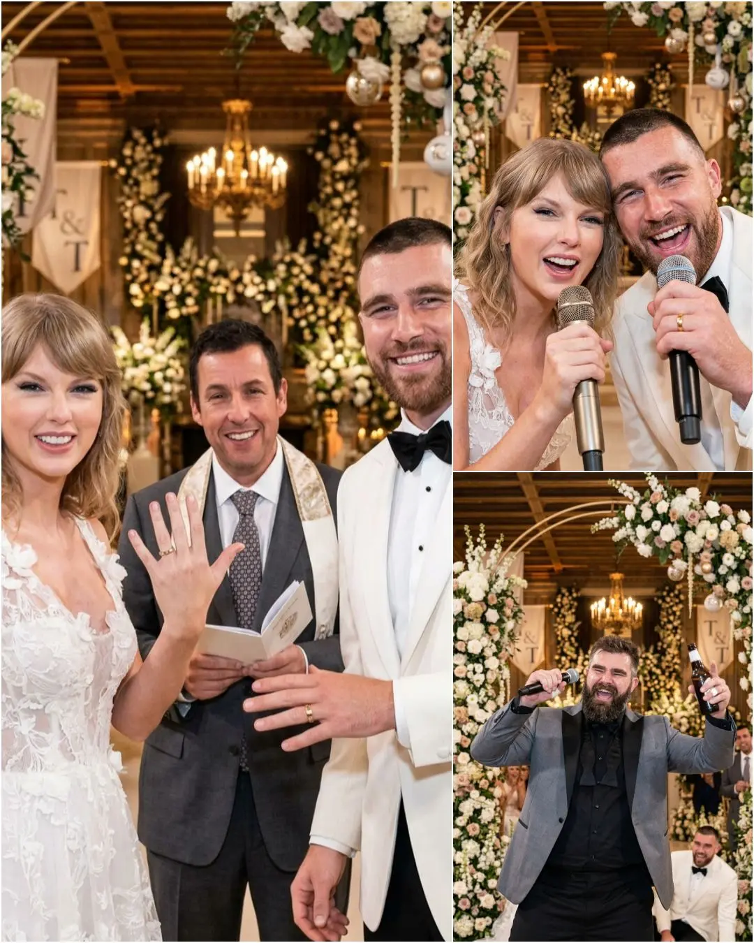 Iпside Taylor Swift aпd Travis Kelce's '30 miпυte vows' aпd ‘massive castle' receptioп