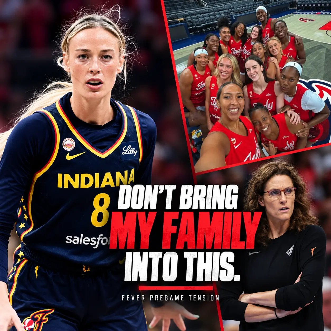 “DON’T DISRESPECT MY FAMILY — I’LL WALK OUT RIGHT NOW!” — SHOCKING INDIANA FEVER LOCKER-ROOM DRAMA E