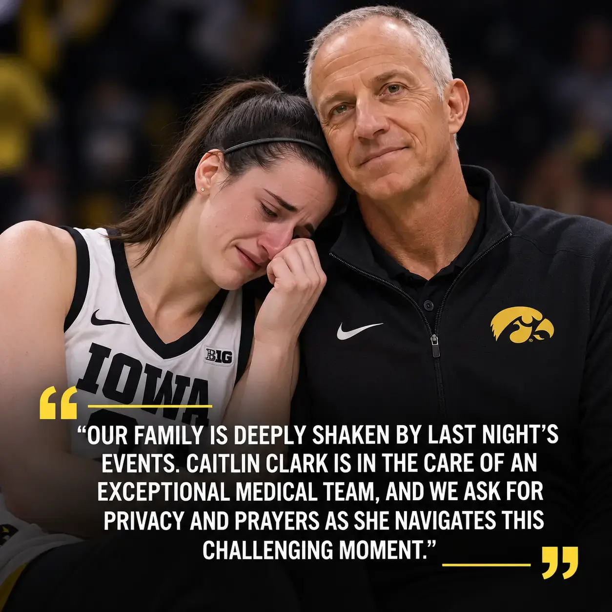 HEARTBREAK ACROSS THE BASKETBALL WORLD: CAITLIN CLARK’S DAD, BRENT, PUTS HIS DAUGHTER’S REMARKABLE J