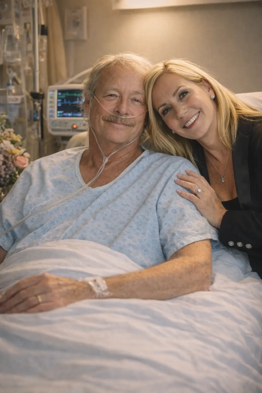 GOOD NEWS: Alan Jackson has awakened and is now stable following a serious health scare, with his be