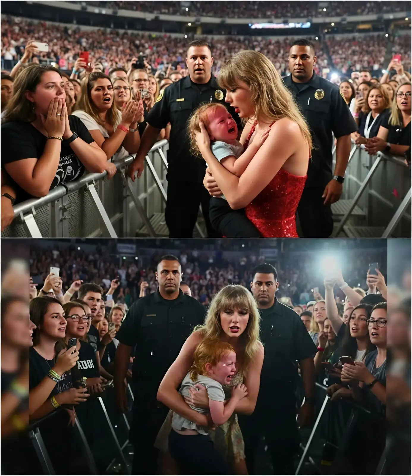 💔 A Cry That Cut Through 65,000 Voices: The opening notes of “Anti-Hero” were echoing through Ford 