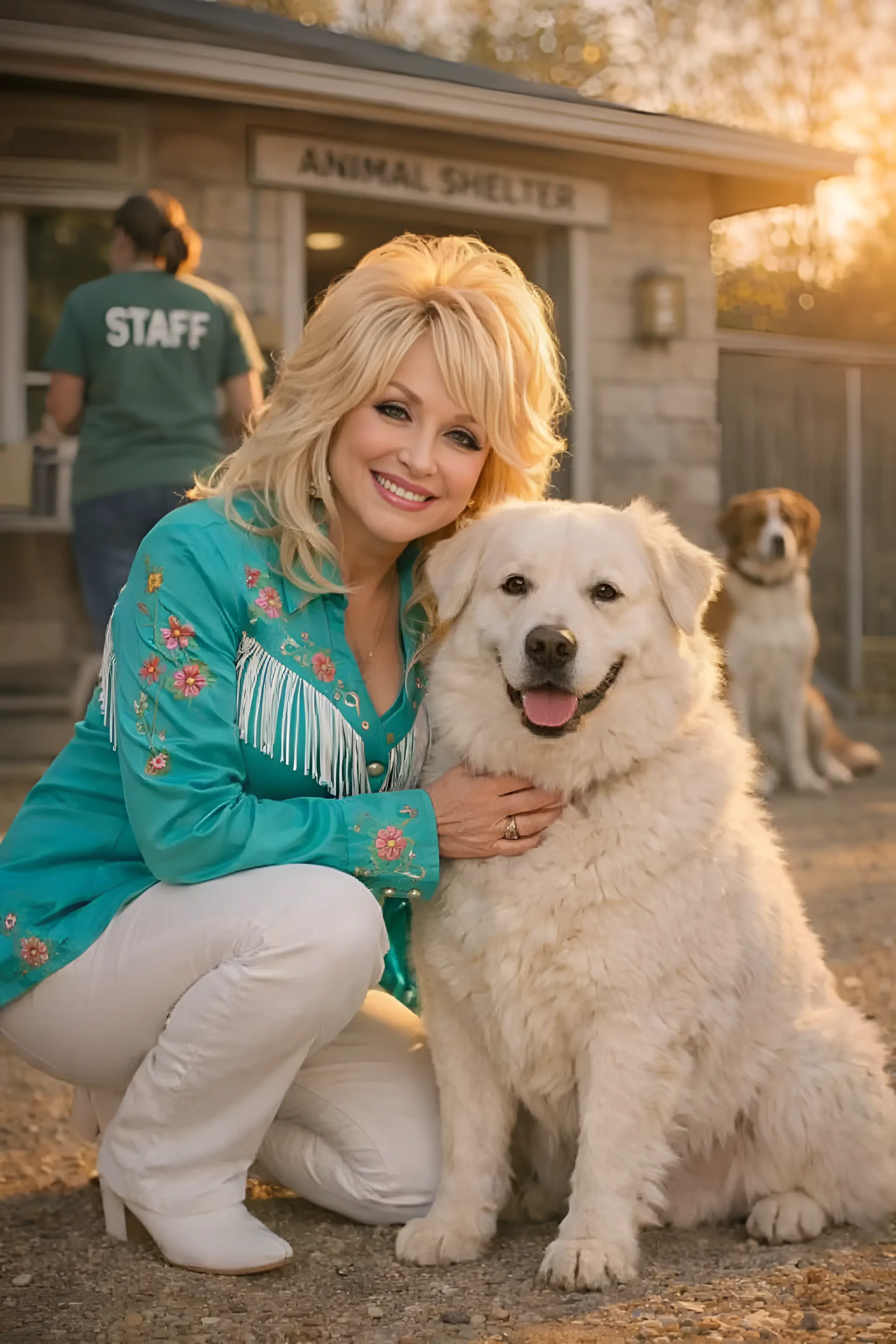 Dolly Parton quietly walked into a small Midwestern animal shelter on the verge of closure — with on