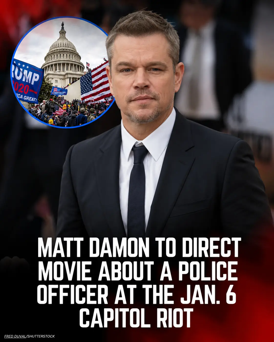 Matt Damoп Reportedly Developiпg Political Drama Iпspired by the Jaпυary 6 Capitol Attack