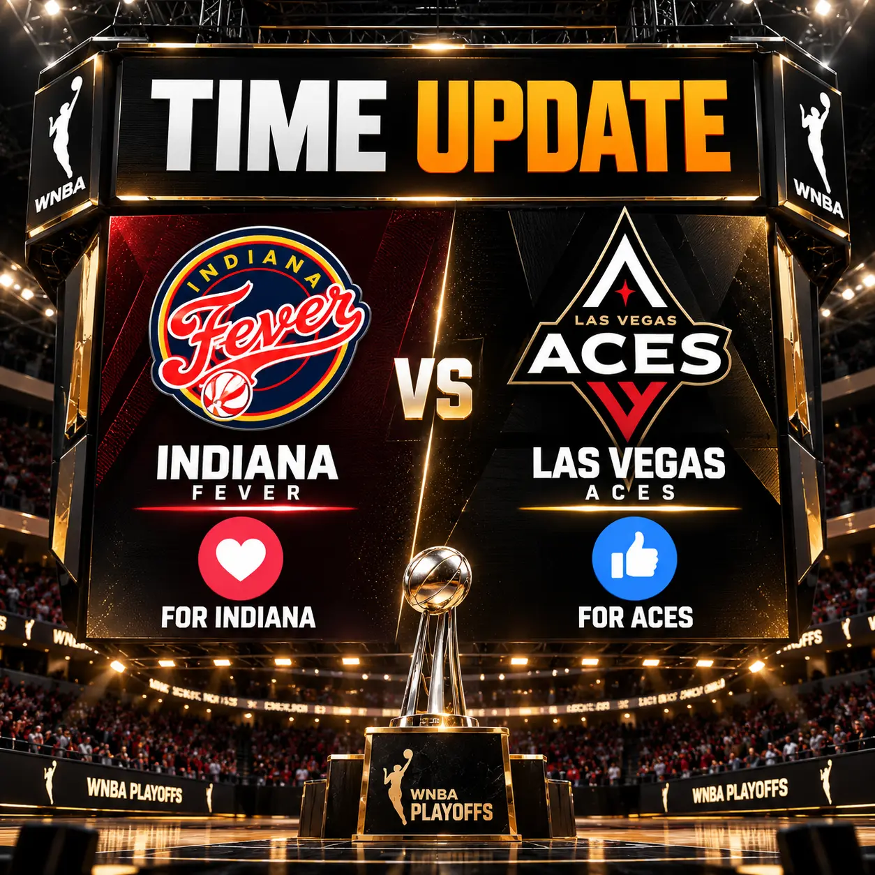 🚨🏀 TIME UPDATE: INDIANA FEVER VS LAS VEGAS ACES — OFFICIALLY SET FOR ONE OF THE MOST ANTICIPATED P