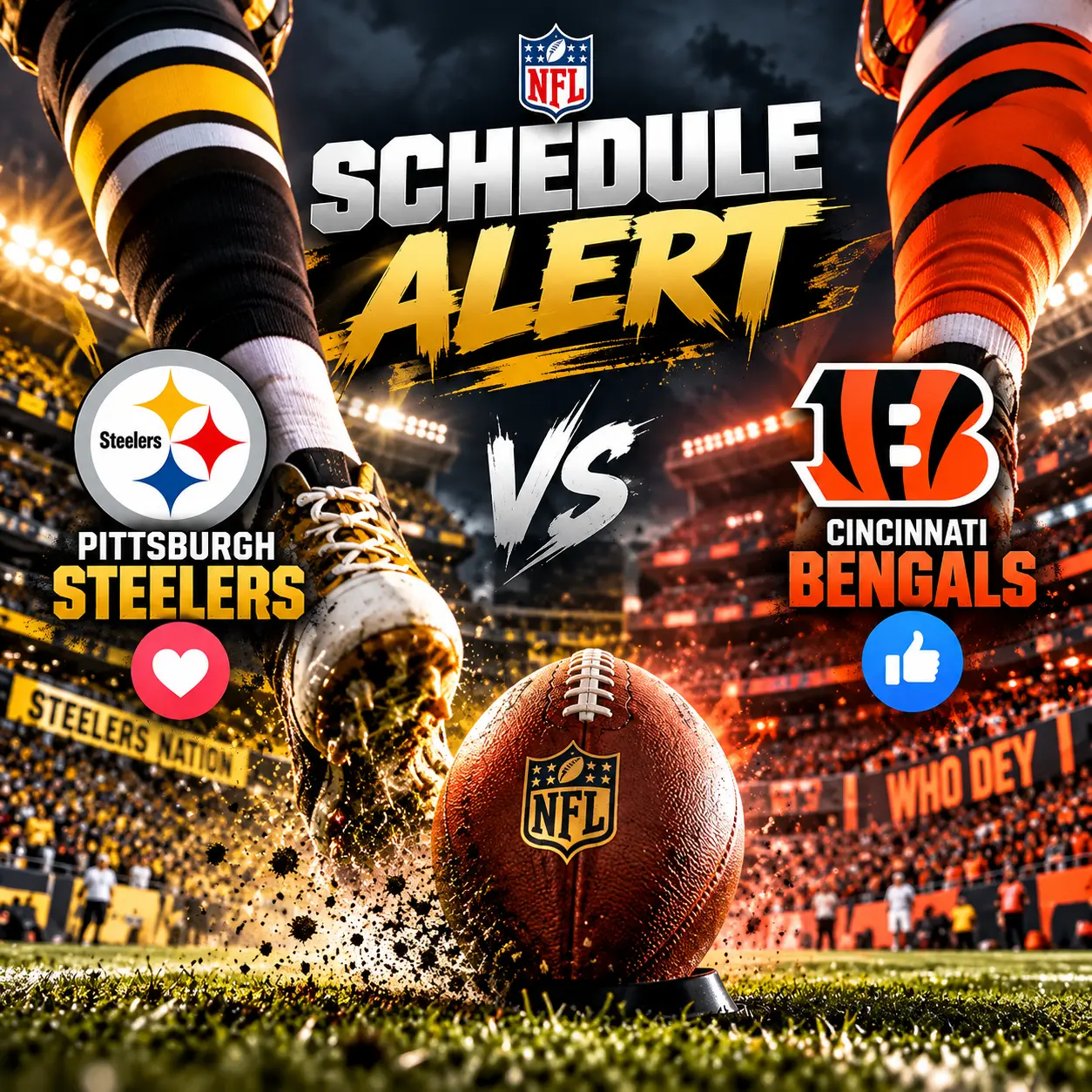 🚨 🏈 SCHEDULE ALERT: PITTSBURGH STEELERS VS CINCINNATI BENGALS — A WEEK 3 SHOWDOWN IS APPROACHING L