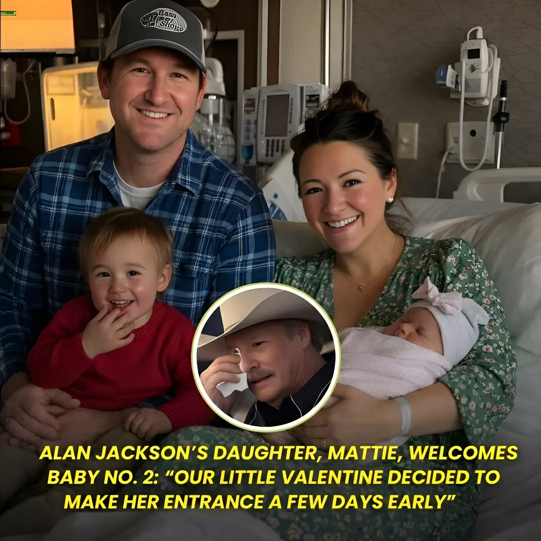Alan Jackson is a grandfather again! His daughter, Mattie Jackson Smith, and her husband, Connor Smi