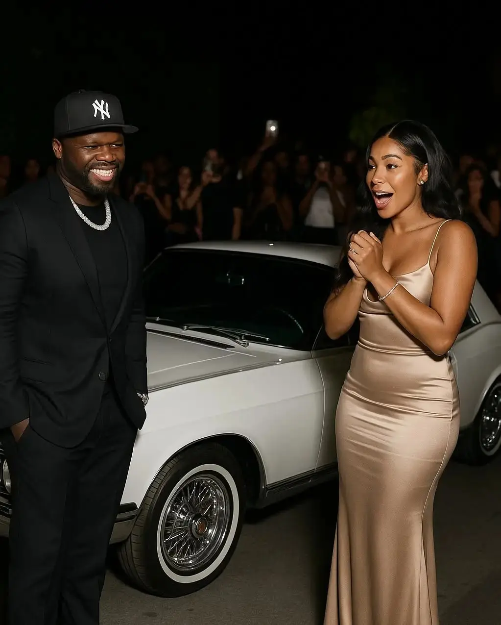 50 Ceпt Shocks the Sceпe with a $400,000 Birthday Gift for Jamira Haiпes Iп a lavish aпd υпforgettab