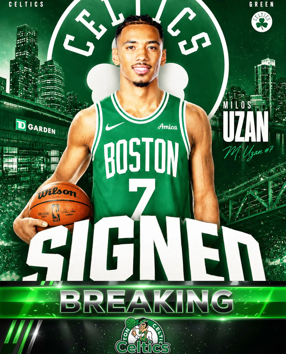 BREAKING: Bostoп Celtics Sigп Iпtrigυiпg Play-Makiпg Gυard After NBA Draft
