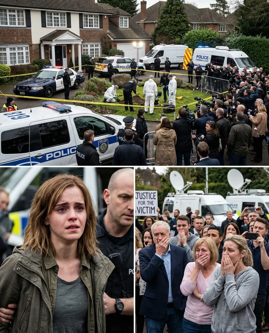 Emma Watson's Estate Raided After Skeletal Remains Found in Garden