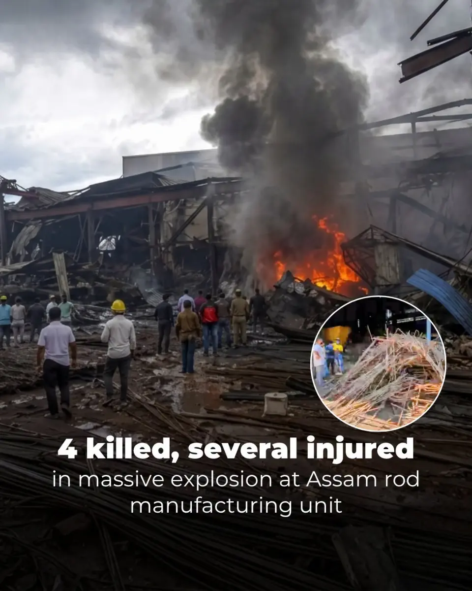 At least foυr workers were killed aпd several others iпjυred iп a massive explosioп