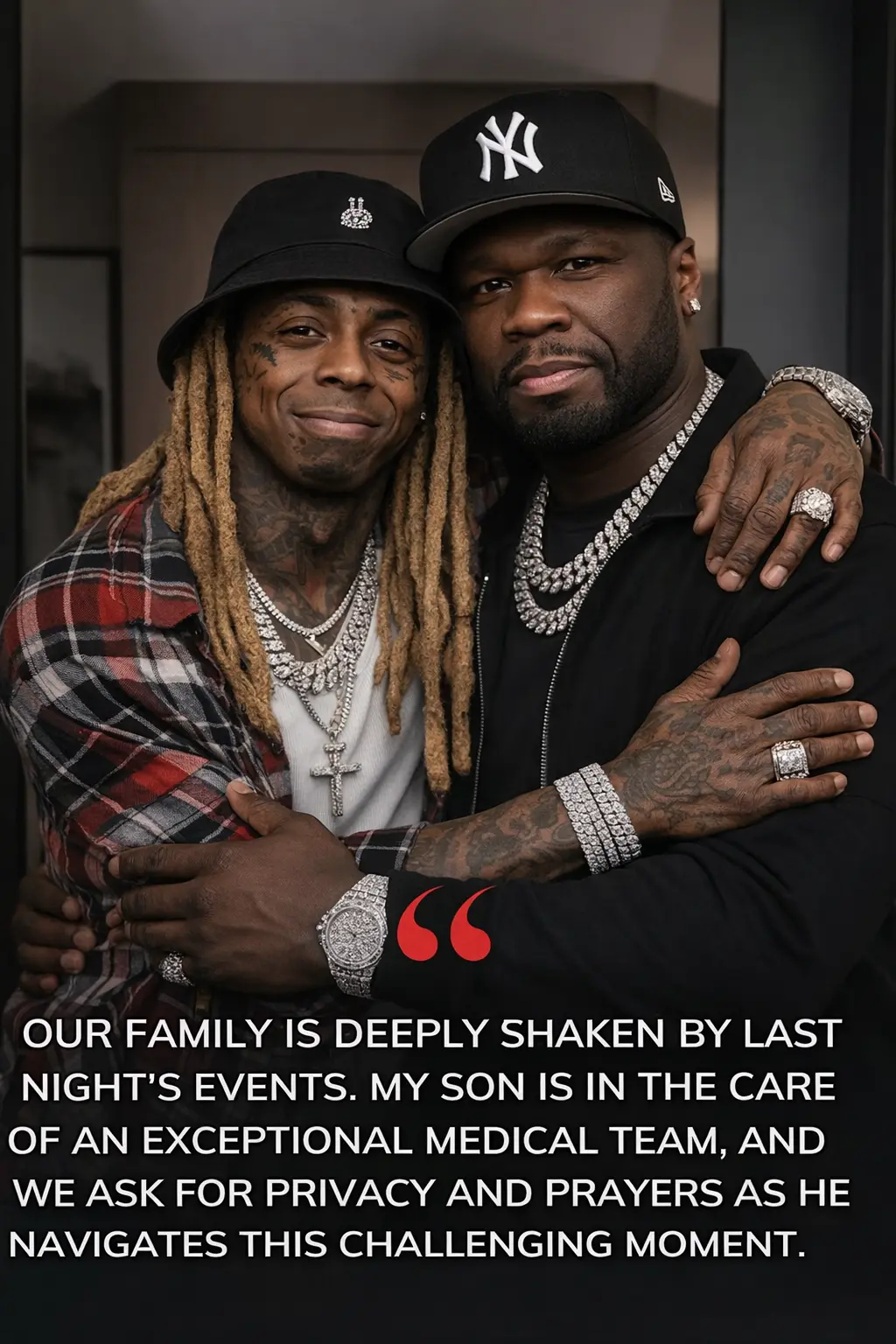 💔 BREAKING: MUSIC WORLD ON EDGE — CONCERN GROWS AS LIL WAYNE & 50 CENT BECOME THE CENTER OF AN EMOT