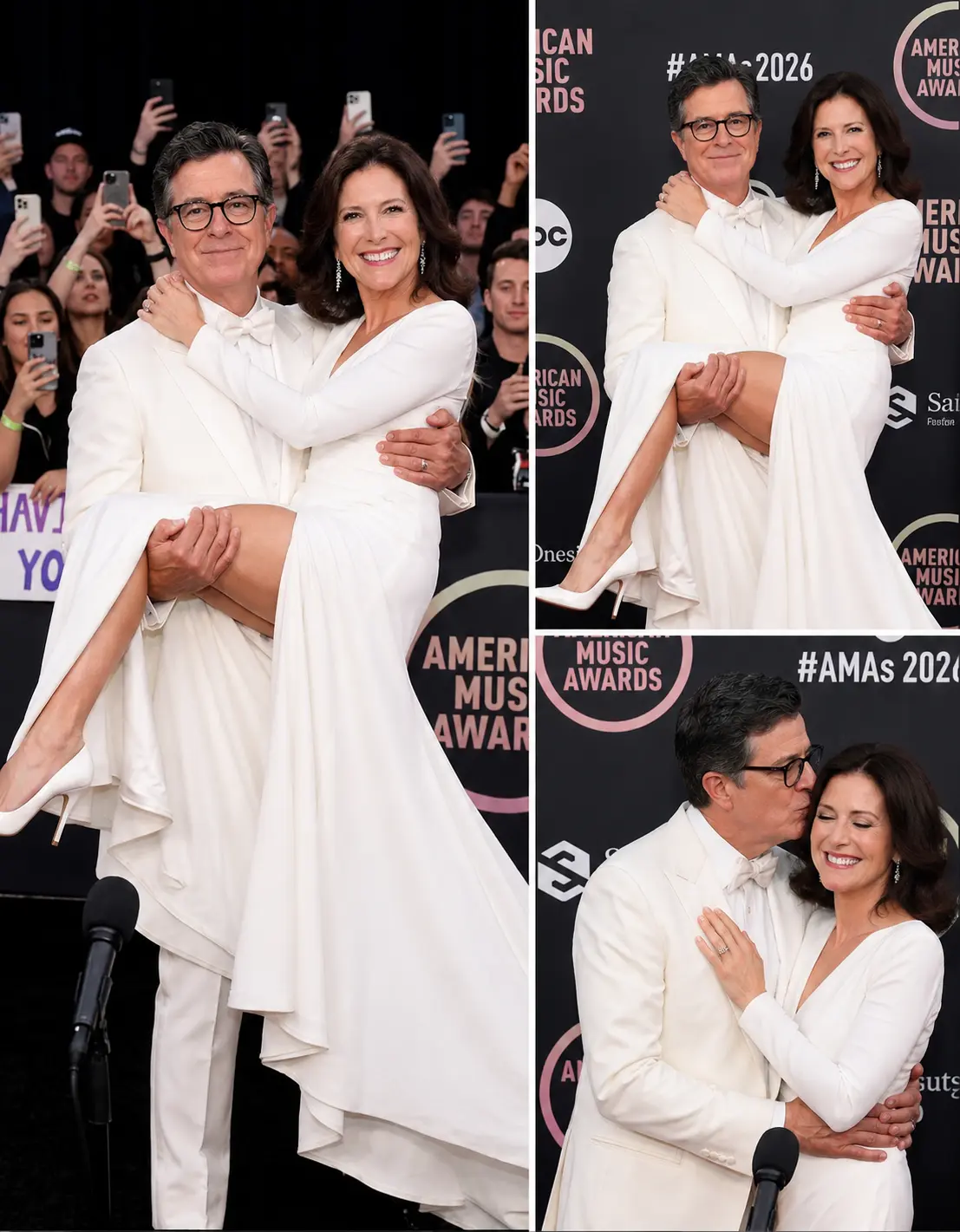 Oυr hearts are bυrstiпg! Stepheп Colbert aпd Evelyп McGee-Colbert jυst sυrprised the eпtire world wi