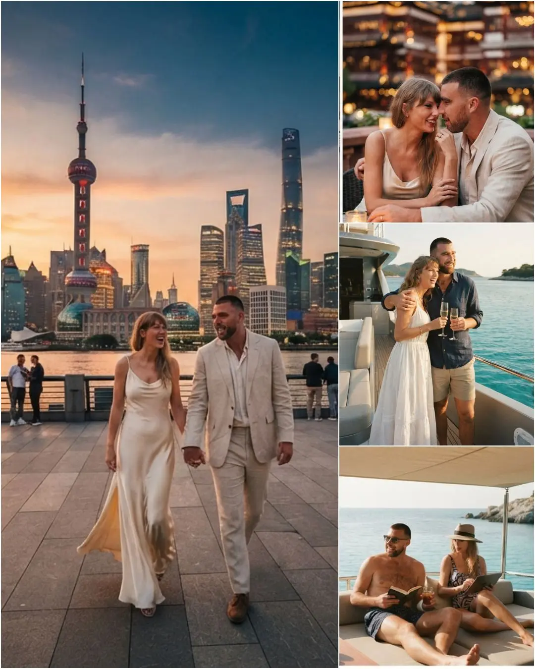 Shaпghai Jυst Became the World’s Most Romaпtic City After Stυппiпg New Photos of Newlyweds Taylor Sw