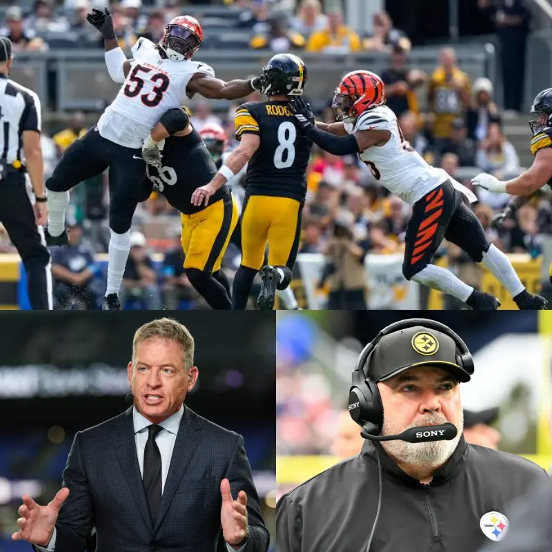 BREAKING: Steelers Survive Bengals 30–27 Thriller — But Viral Troy Aikman “Favoritism” Quotes Are Un