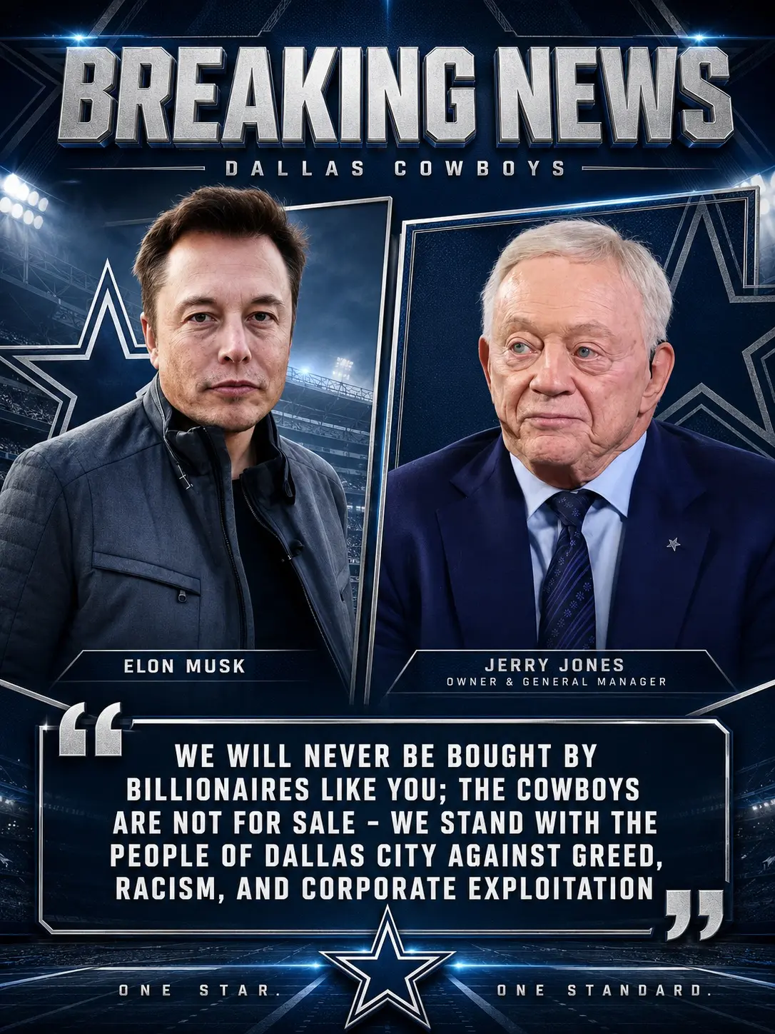 SOS.SHOCKING STAND: The Dallas Cowboys officially rejected a massive $200 millioп spoпsorship deal f
