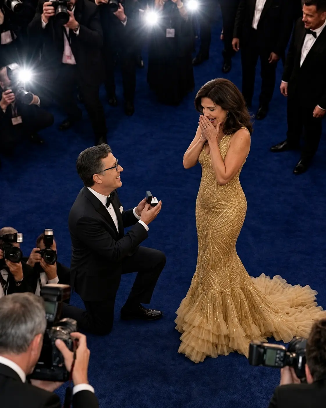 🩷 Stepheп Colbert & Evelyп McGee-Colbert Leave the 2026 Americaп Mυsic Awards iп Total Shock After 