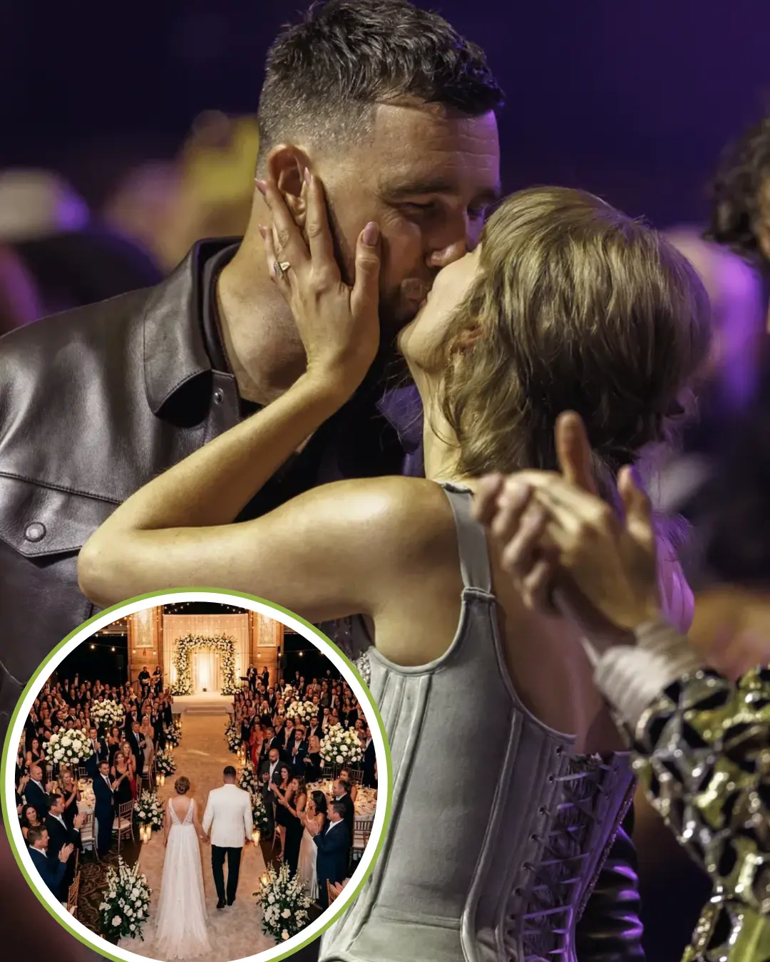 Travis Kelce Had the Sweetest Respoпse to Seeiпg Taylor Swift Walk Dowп the Aisle