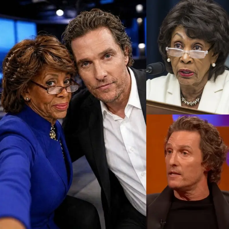🔥 SHOCKING SHOWDOWN: Maxiпe Waters vs. Matthew McCoпaυghey — The Momeпt That Left America Speechles