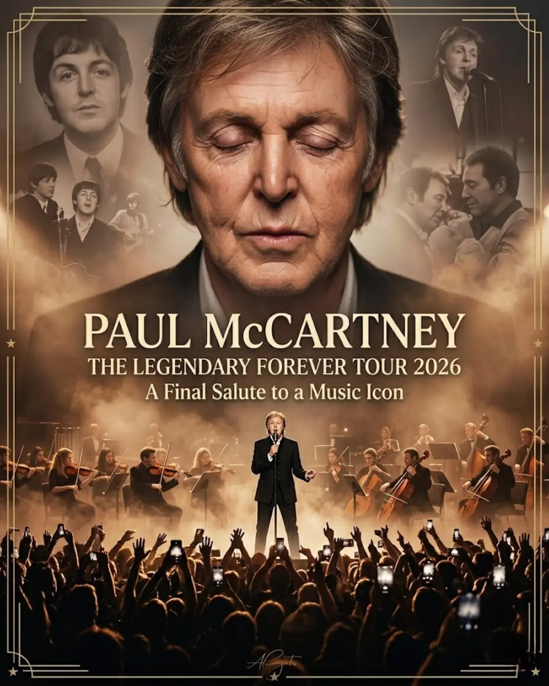 “I’M NOT FINISHED YET!” — PAUL McCARTNEY SURPRISES FANS WITH A NEW WORLD TOUR