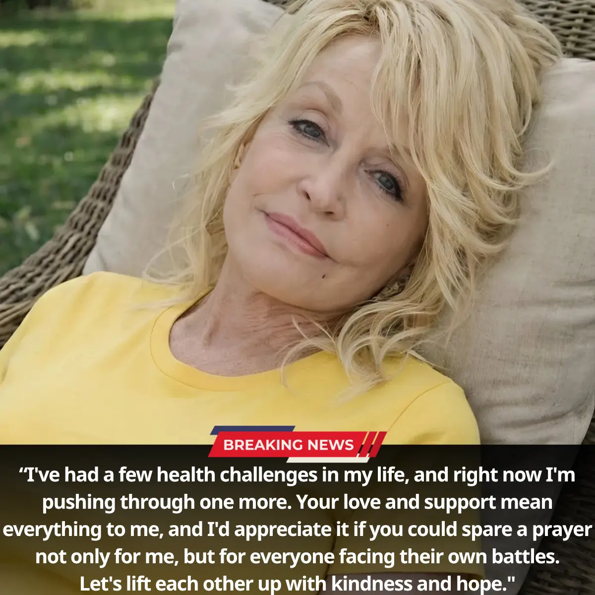 POSITIVE UPDATE FROM DOLLY PARTON BRINGS JOY AND REASSURANCE TO FANS WORLDWIDE