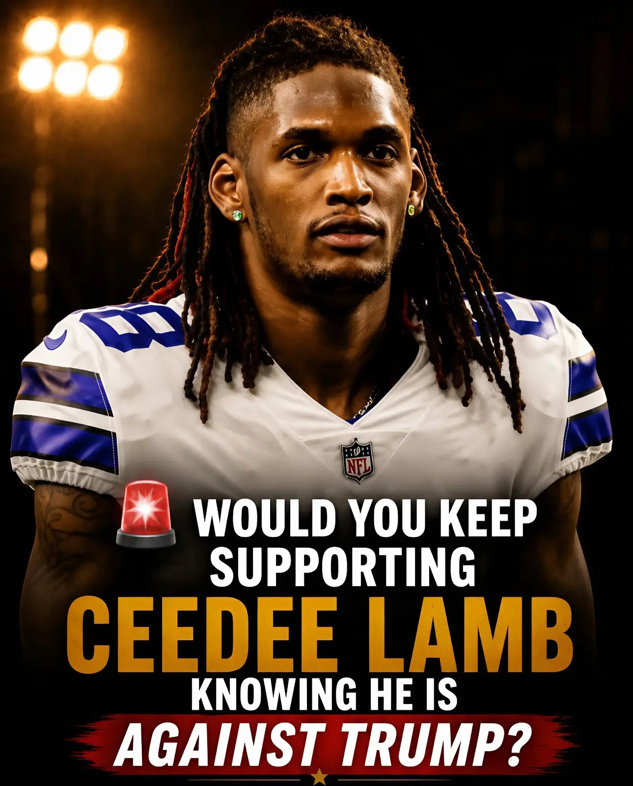 🔥 CEEDEE LAMB'S ANTI-TRUMP COMMENTS EXPLODE ONLINE—FANS DIVIDED AS NFL STAR'S POLITICAL STANCE SPAR