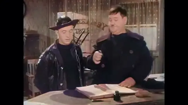 When Laurel and Hardy Turned Colorized Chaos Into Pure Slapstick Gold