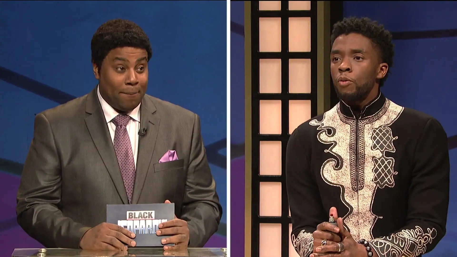 Chadwick Boseman Brought Wakanda Royalty To Saturday Night Live Black Jeopardy
